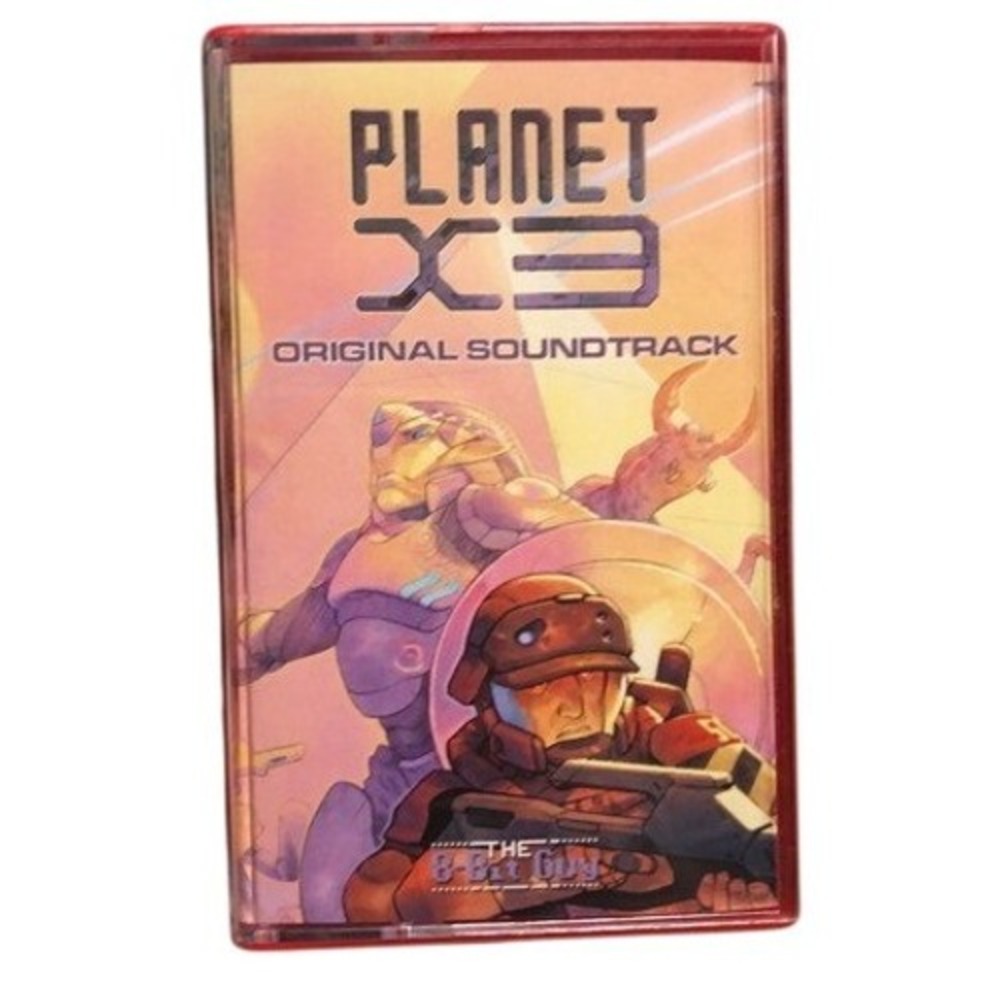 Planet X3 Original Soundtrack Cassette Tape The 8-Bit Guy Retro Game OST Red